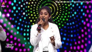 Trinita வின் குரலில் quotஎன்னடி மீனாட்சி சொன்னது என்னாச்சுquot 🎶🎶  Super Singer Junior 8 [upl. by Ajak]