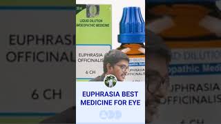 Euphrasia best homoeopathic antibacterial medicine for eyes [upl. by Elmore]