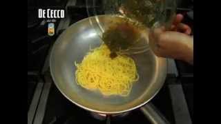 Ricette di pasta Chitarrina abruzzese con bottarga e uova di salmone [upl. by Mic731]