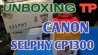 Canon Selphy CP1300 UNBOXING and SETUP [upl. by Ailina754]