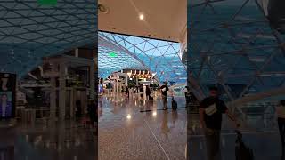 Doha International Airport The Orchard Shopping strip [upl. by Uaeb]