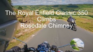 The Royal Enfield Classic 350 Climbs Rosedale Chimney [upl. by Telford]