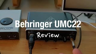 Behringer UMC22 USB Audio Interface Review Unboxing amp Sound Test [upl. by Annaes]