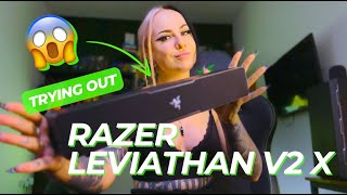 Testing the Razer Leviathan V2 X  IS IT WORTH IT [upl. by Getter]