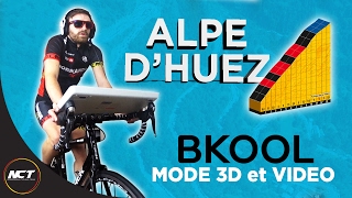 Montée de lAlpe dHuez virtuel  Bkool [upl. by Porta]