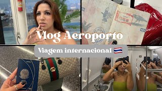 VLOG AEROPORTO  Viagem para a Tailândia 🇹🇭  Cacau Andrade [upl. by Roskes251]