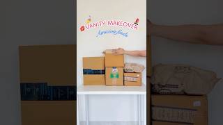 Vanity Makeover organisers storage organiser makeup skincare amazonfinds india [upl. by Lonni]