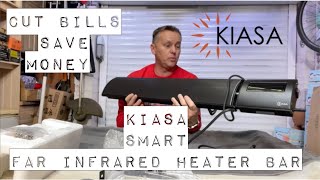 Kiasa Smart Far Infrared Heater Bar Is This The Most Efficient Way To Heat A House Install amp Test [upl. by Oel]