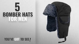 Top 10 Bomber Hats For Men 2018 Adult Fur Lined Waterproof Trapper Hat [upl. by Destinee]