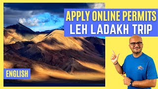 Q46 How to get Ladakh Inner Line Permits Online Leh Ladakh Online Permits Process [upl. by Ylla]