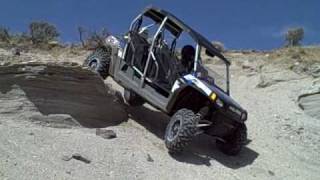 2010 Polaris RZR 4 Robbie Gordon Edition rock climbing by SnoWest [upl. by Arratal]