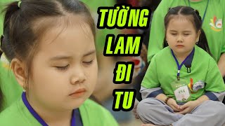 Cô bé ăn chay thuộc làu kinh Phật LẦN ĐẦU dự khoá Tu một ngày tại Chùa Hoằng Pháp  NHÌN CƯNG XỈU [upl. by Aihcela420]