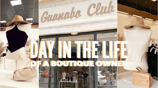 DAY IN MY LIFE AS A BOUTIQUE OWNER  vlog [upl. by Duahsar]