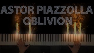 Astor PİAZZOLLA  Oblivion  Piano Tutorial [upl. by Nwahsauq]