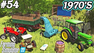 1970S GRASS SILAGE Fertilizers plum moonshine jams Farming simulator 22 FS 22 Timelapse Ep54 [upl. by Lleira801]