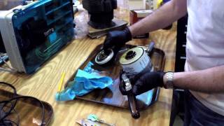 Part 2 Oil Filter Inspection from Lycoming O320D3G [upl. by Munt]