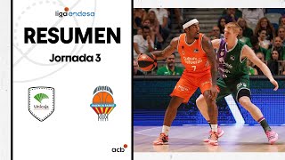 Unicaja  Valencia 7682 RESUMEN  Liga Endesa 202324 [upl. by Dorweiler]