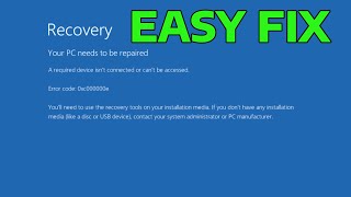 How To Fix Error Code 0xc000000e in Windows 11 [upl. by Waldon]