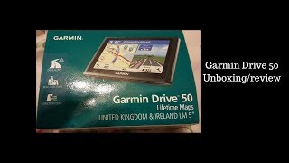 Garmin Drive 50 Lifetime Maps UnboxingReview [upl. by Milissa522]