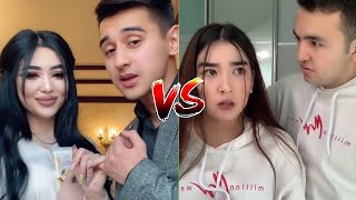 Xusniddin amp Bonamur VS Anvarzoda amp Dunyozoda  TikTok Battle  Ovoz Bering [upl. by Billat]