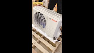 How does a heat pump work to heat and cool your home without any ductwork [upl. by Urbain]