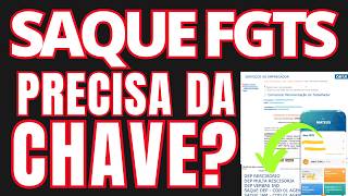 LIBERAÇÃO DO FGTS DA DEMISSÃO SEM A CHAVE DE SAQUE DO FGTS  ONDE CADASTRA NO APLICATIVO FGTS [upl. by Pascal]