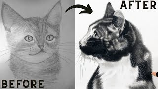 12 TIPS to QUICKLY IMPROVE your GRAPHITE DRAWINGS [upl. by Tezile292]