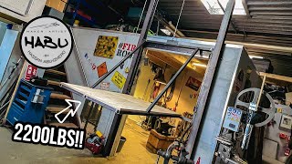 DIY Heavy Duty Shop Lift  I needed something special so I built it by myself [upl. by Merell]