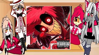 HAZBIN HOTEL reacts to ALASTOR  Gacha Reacts [upl. by Jarlath]