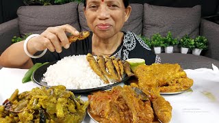 ASMR FISH BELLY  FISH FRY WITH BASMATI RICE MUKBANG VLOG [upl. by Chappelka236]