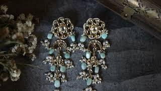 Noa Kundan And Pearls Earrings [upl. by Darcy]