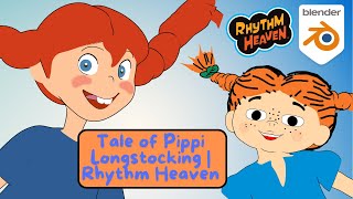 Tale of Pippi Longstocking  Rhythm Heaven [upl. by Adnotal]