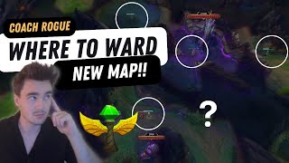 Where To Ward On The NEW SUMMONERS RIFT MAP  Play Like A Pro [upl. by Natica]