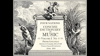 Four Nations Ensemble Locatelli Sonata X for violin amp cello in A major Opus 8 [upl. by Gillman544]