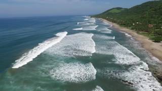 Flying Playa Troncones Guerrero Mexico [upl. by Vernon809]