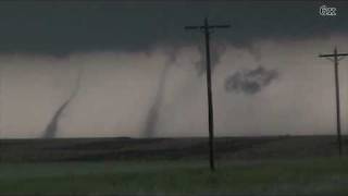 May 25th 2010  Vortex2  Part 1 of 2  Multiple Tornadoes Near Tribune KS [upl. by Heidi160]