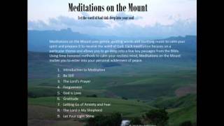 The Lords Prayer  Christian Meditation  Meditations on the Mount [upl. by Adamo463]