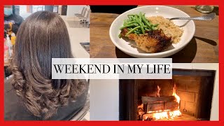 Vlog 25 Weekend In My Life  Decorating the Christmas Tree New Hair Holiday Decor 2020 [upl. by Ehr]