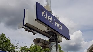 Bahnsteigansagen Blechelse Kiel Hbf IRIS [upl. by Ycrem]