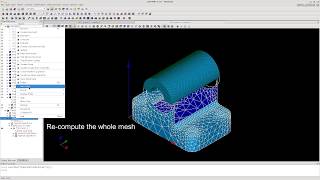 Salome Mesh Module meshing the bracket [upl. by Aurelius]