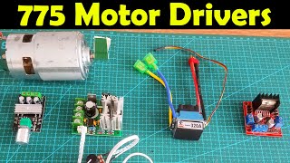 775 Motor Drivers Different ways to control 775 Motors 775 DC motor speed controller [upl. by Trask]