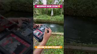 Fully waterproof fpv drone✅🚀😍 by ajufpv🙌 fpv waterproof drone testing quadcopter fpvracing [upl. by Ycnaf]