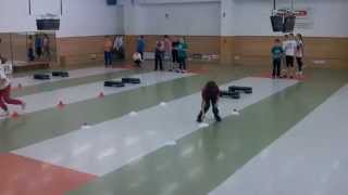 Relay competitions for children in fencing  Part 1 [upl. by Britton]