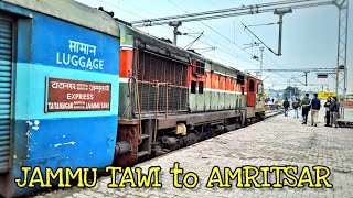 Full Journey Compilation  JAMMU TAWI to AMRITSAR Onboard Muri Express [upl. by Rebmat523]