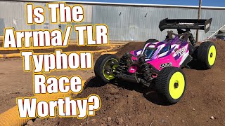 Race Day Track Testing The Arrma TLR Tuned Typhon RC Car  RC Driver [upl. by Latsryc822]