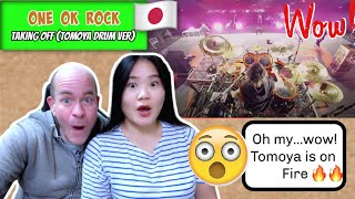 ONE OK ROCK  TAKING OFF Tomoyas Drum Ver  REACTION🇯🇵 [upl. by Eus]