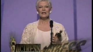 Judi Dench winning Best Supporting Actress  71st Oscars 1999 [upl. by Mariko]