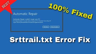 SrtTrailtxt Windows 10 FIX Updated Guide [upl. by Wilmott840]