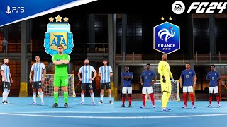 FC 24 VOLTA  Argentina vs France  Ft Messi amp Mbappe  PS5™ 4K60 [upl. by Hardman402]