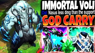 Our new IMMORTAL VOLIBEAR BUILD is just Beyond Broken  Most Damage Heals and INSANE 1V9 GOD CARRY [upl. by Talbott]